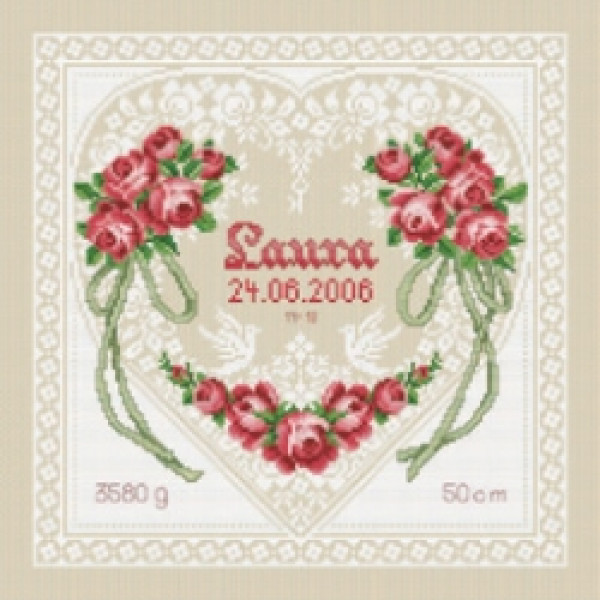 Counted Cross Stitch Charts -  Anniversary